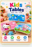 Multipurpose Foldable Study Table